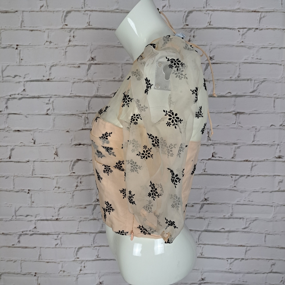 Zara Organza Pastel Top - Picture 7 of 16
